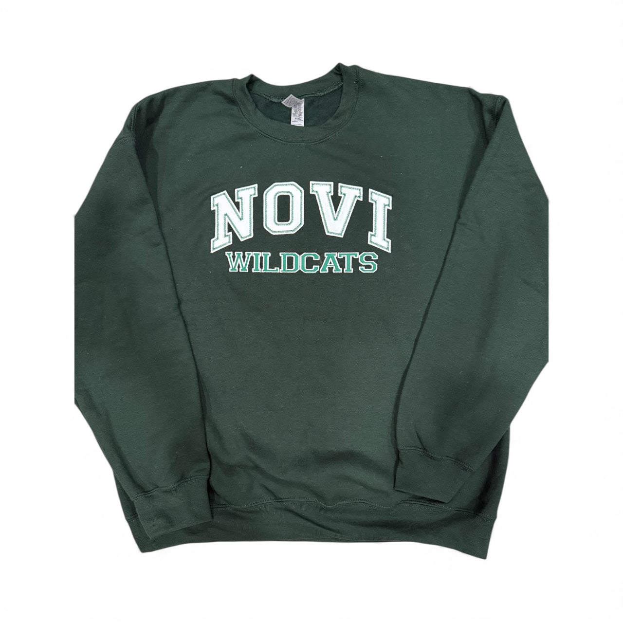 Clearance item-Novi Wildcats Embroidered Crew Neck Sweatshirt, Adult Sizes