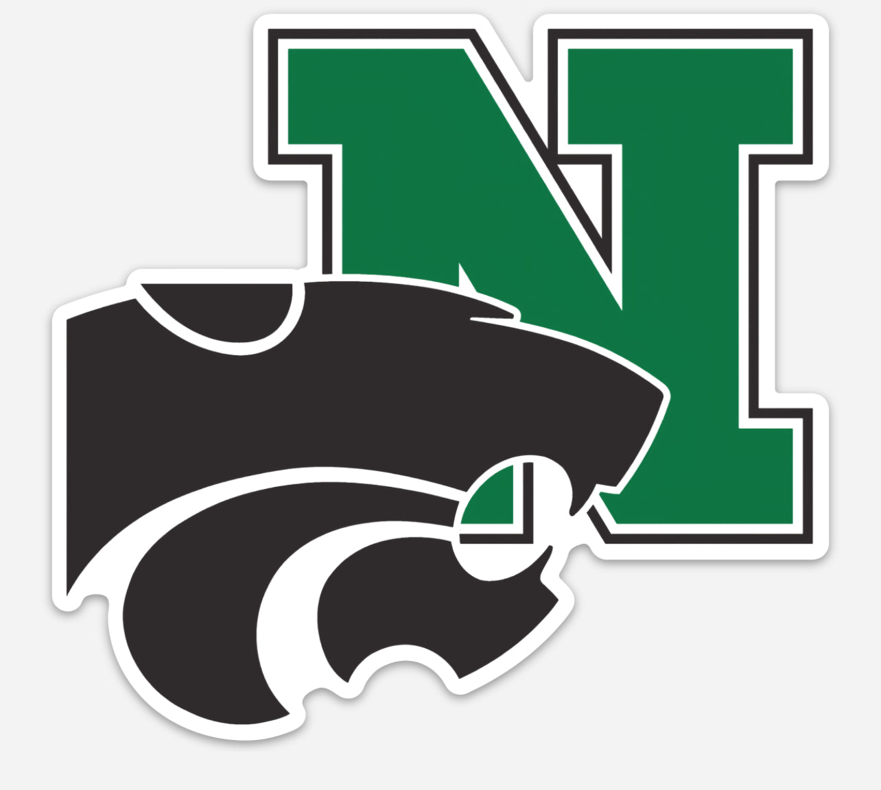 Novi Wildcats Small Decal Sticker