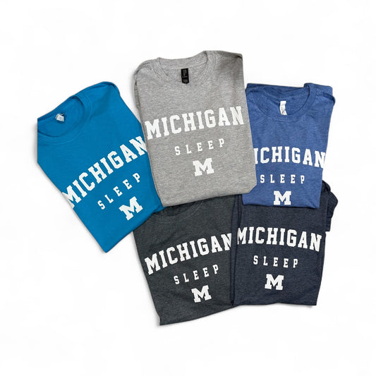 Michigan Sleep T-Shirt, Unisex Fit CLEARANCE T-SHIRTS