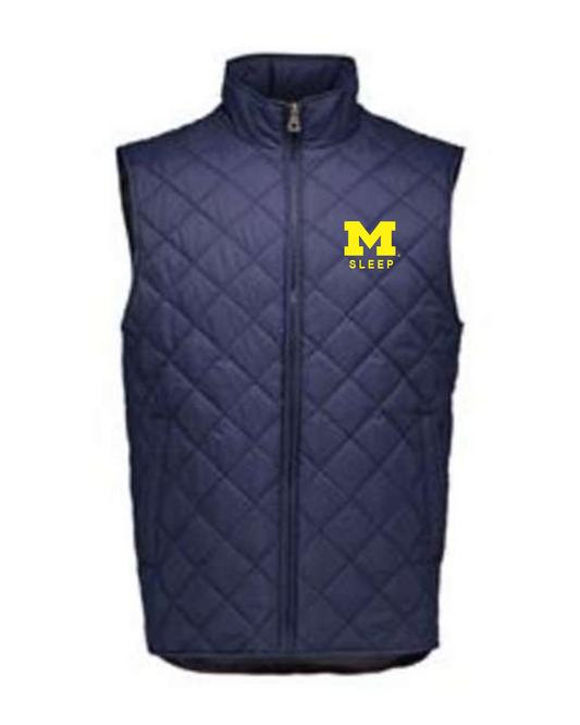Michigan Sleep Embroidered Vest, Men's Fit