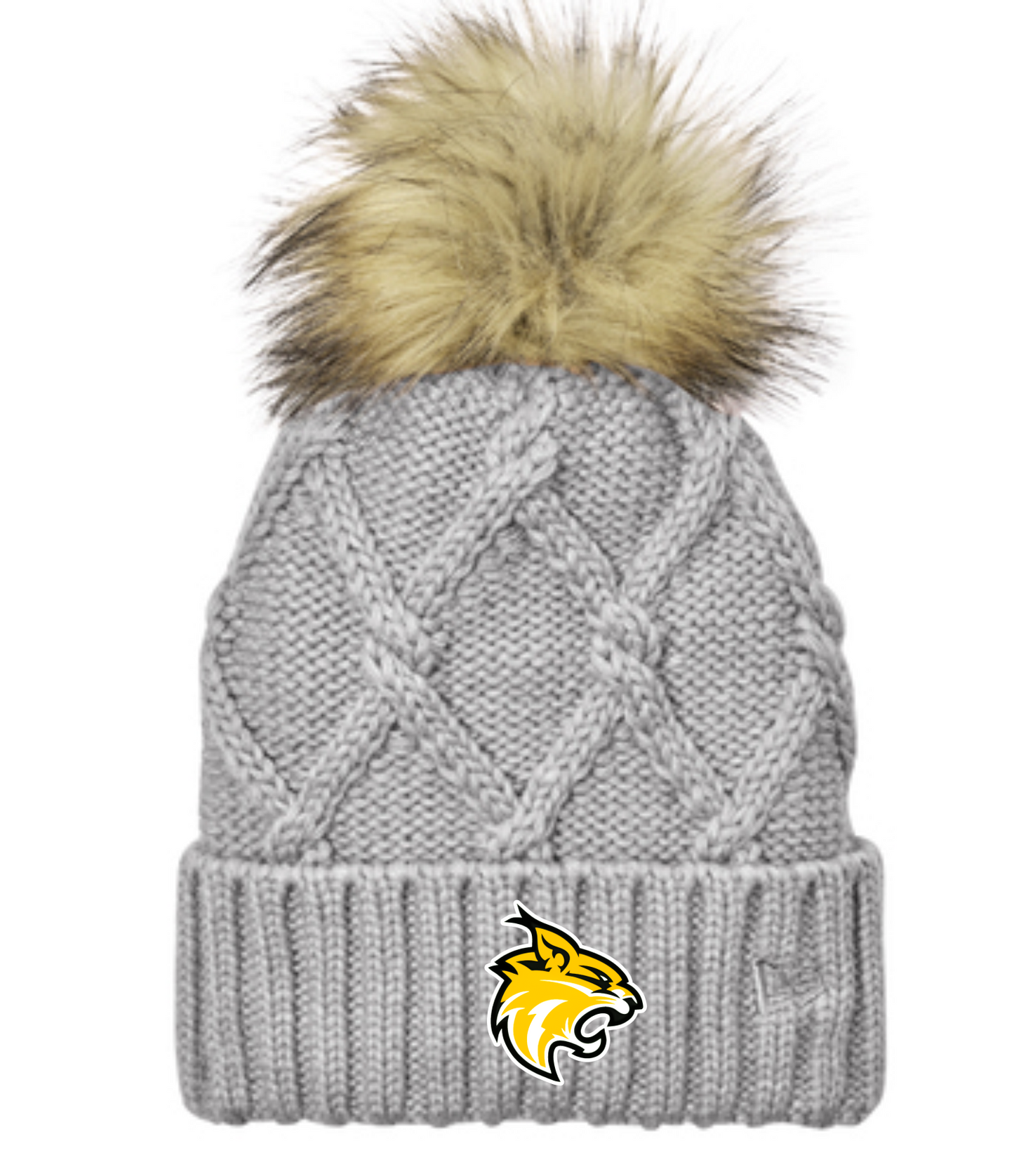Biggby Bobcats Pom Beanie