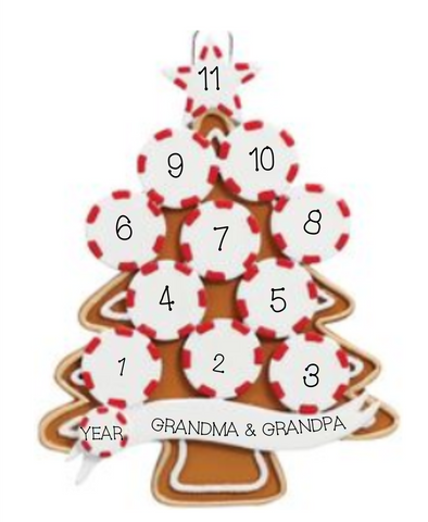 Gingerbread Peppermint Tree- Family of 10+