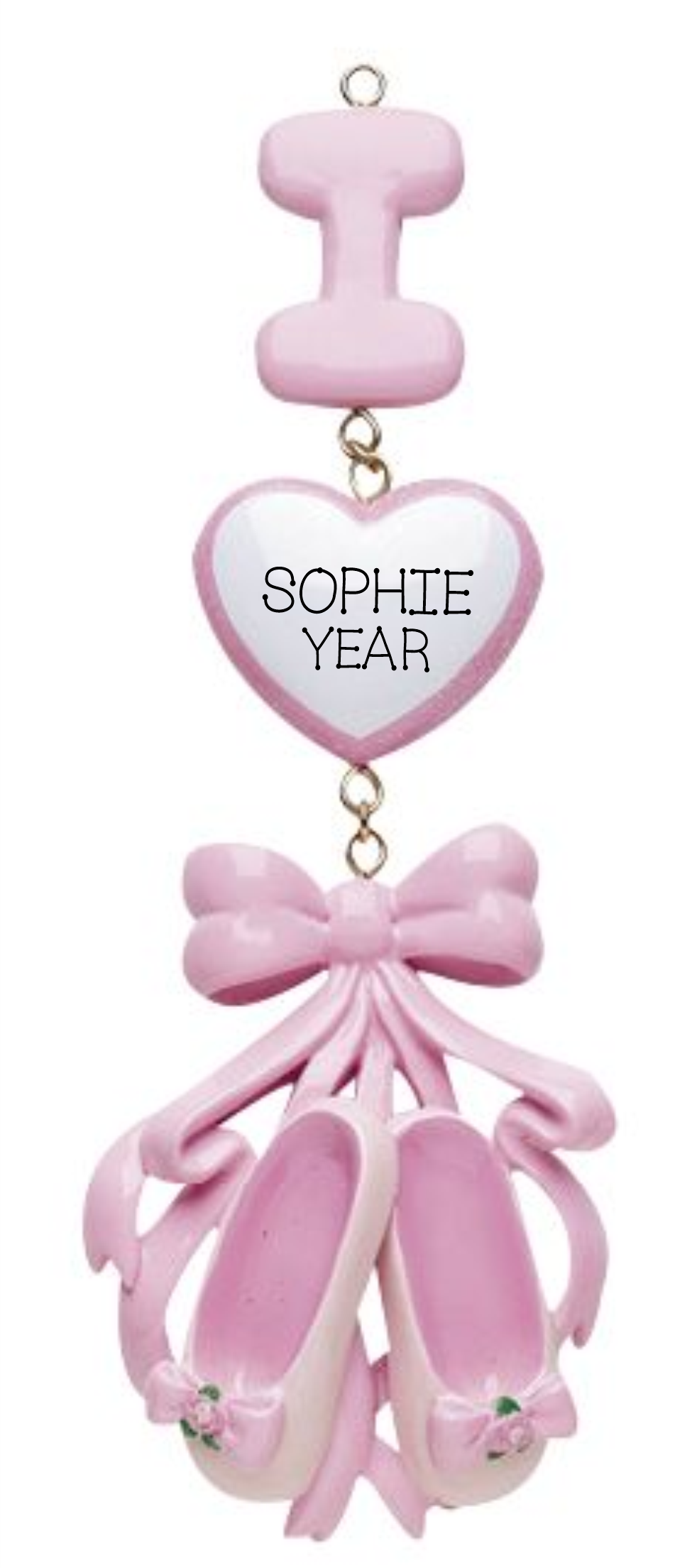 Dance, Ballet, I love ballet- Personalized Ornament
