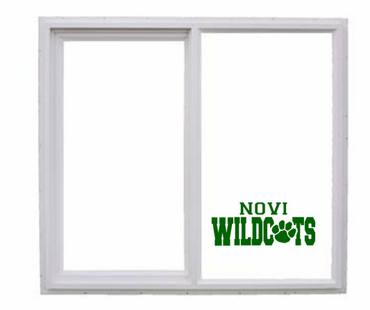 Novi Wildcats Vinyl Static Cling