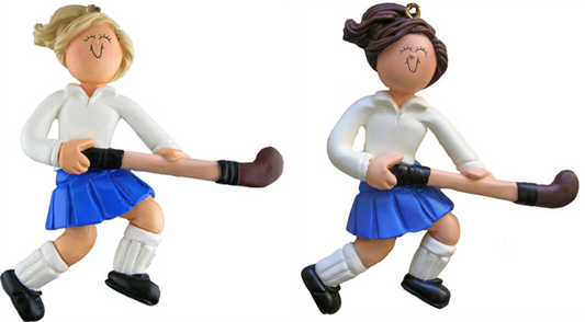 Field Hockey- personalized ornament