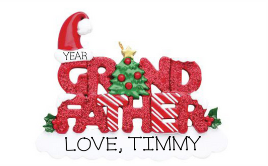 GRAND FATHER, Sparkle Ornament