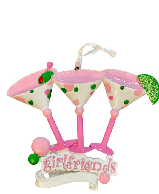 Girlfriends- Personalized Ornament