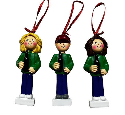 Beer Lover- Personalized Christmas Ornament