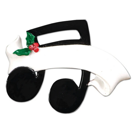 Music Note- Personalized Christmas Ornament