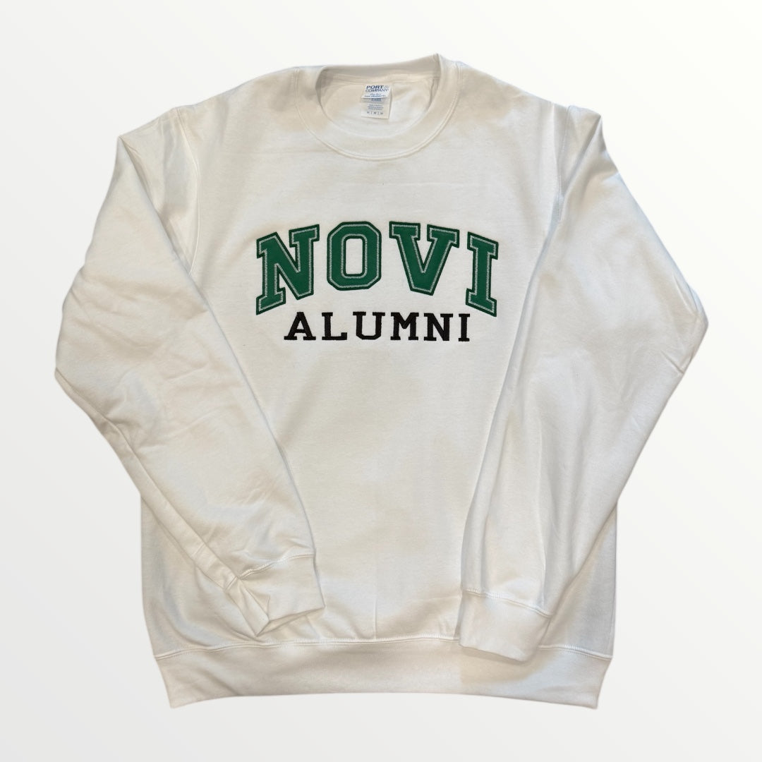 Novi Alumni Embroidered Crew Neck Sweatshirt