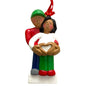 Pregnant/Expecting Couple, Dark skin, African American Couple, Personalized Ornament