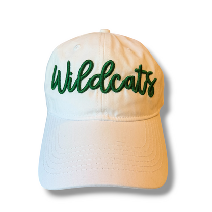 Novi Wildcats Twill Ball Cap Hat- 3D PUFF Embroidered