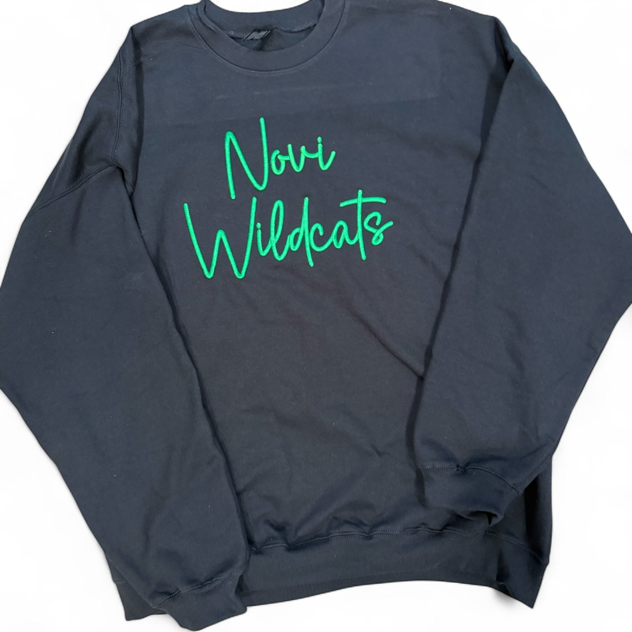 Novi 3D Puff Embroidery Crew Neck Sweatshirt