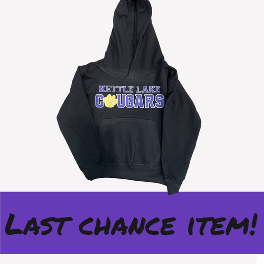 Last Chance Clearance Item, Black Hoodie, Youth