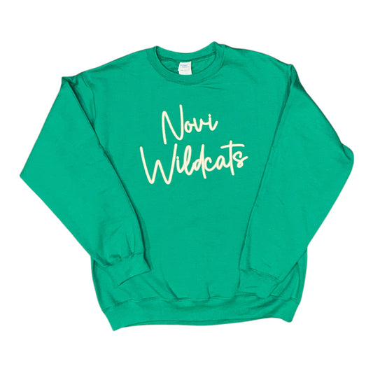 Novi 3D Puff Embroidery Crew Neck Sweatshirt