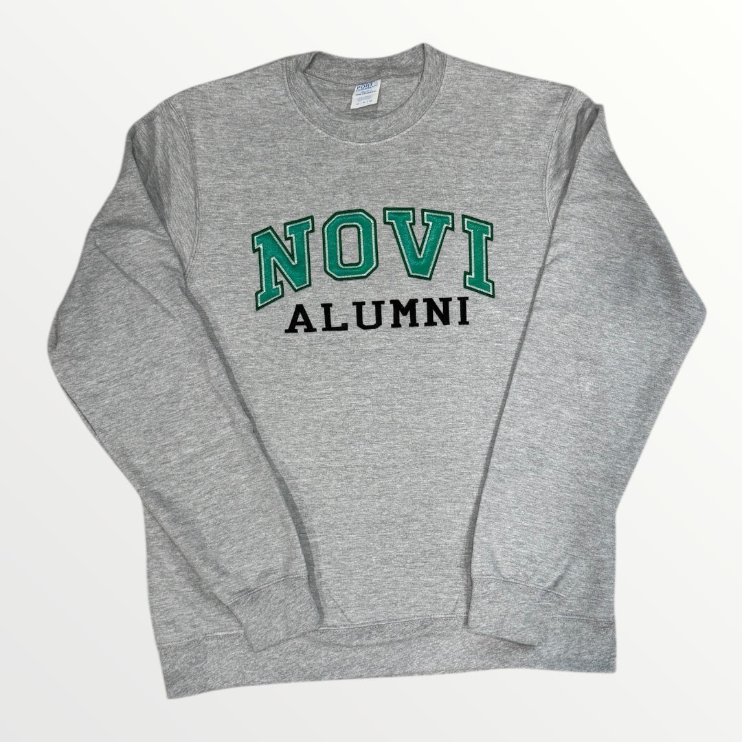 Novi Alumni Embroidered Crew Neck Sweatshirt