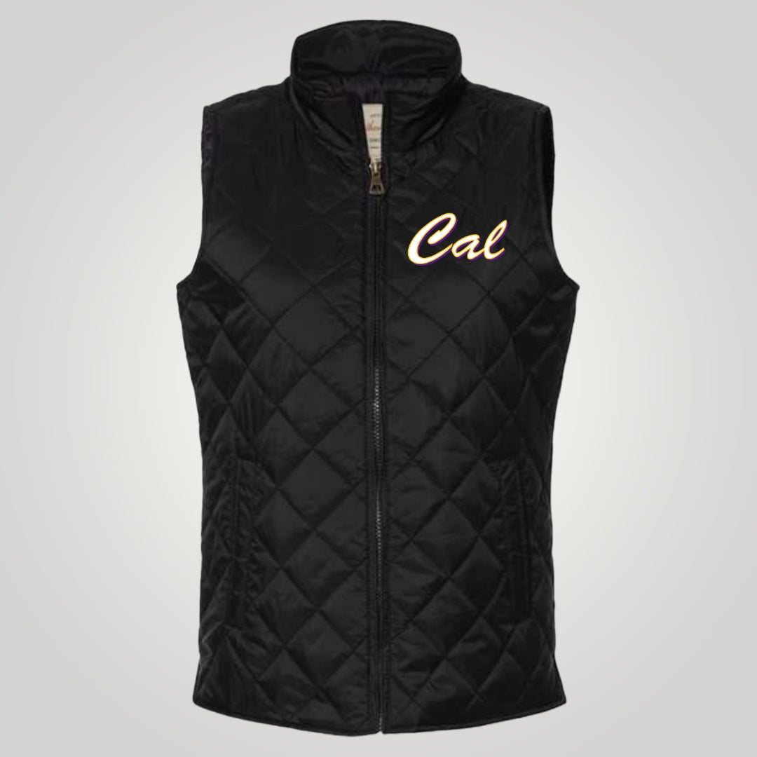 Kettle Lake Cal Logo, Ladies Quilted Vest