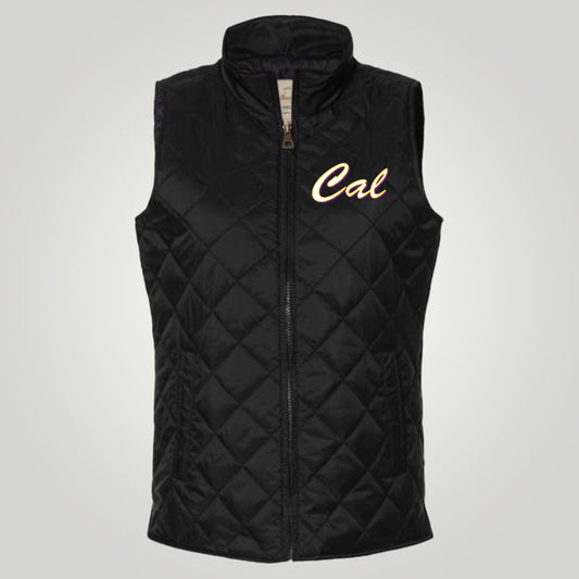 Kettle Lake Cal Logo, Ladies Quilted Vest