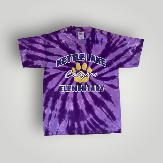 Kettle Lake Tie Dye T-Shirt, Youth & Adult Sizes, Logo 1