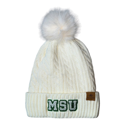 MSU Pom Beanie