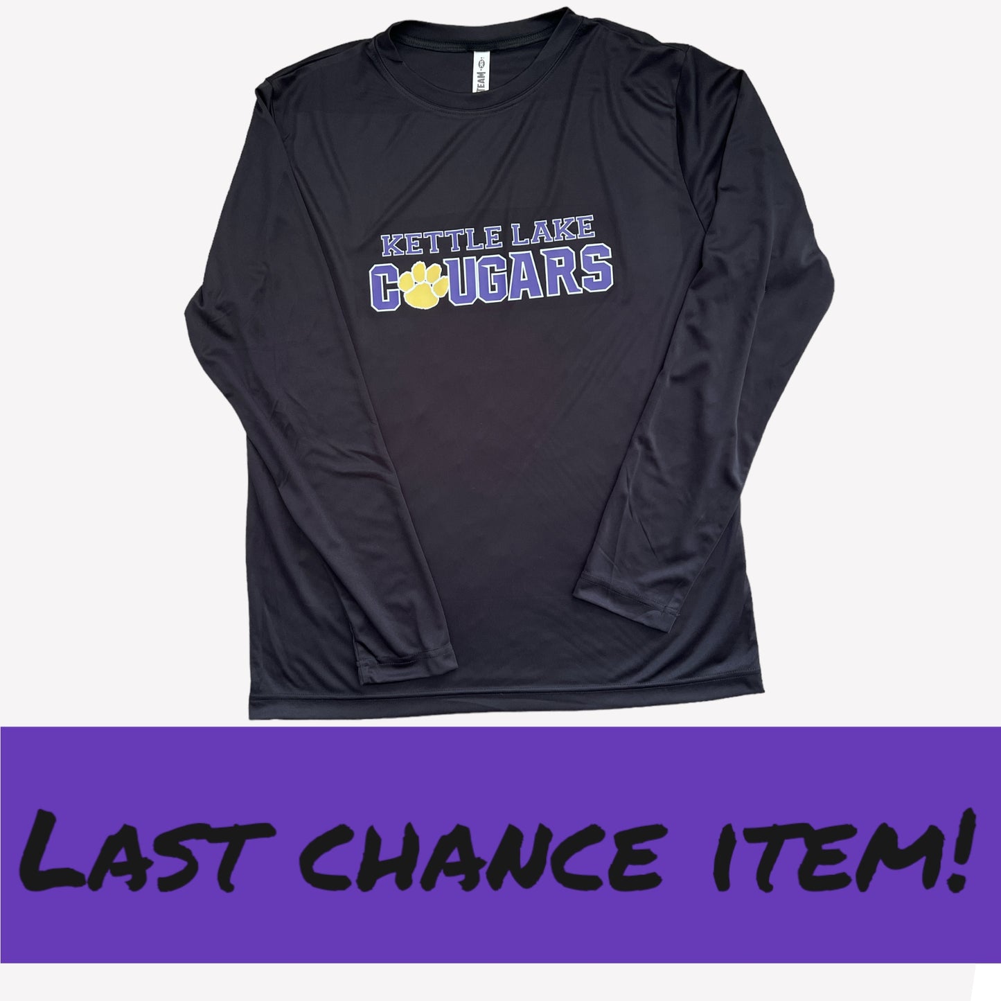 Last Chance Clearance Item, Long Sleeve Drifit, Adult M