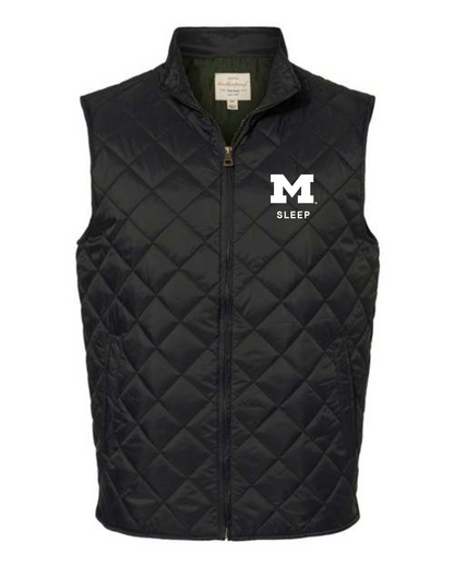 Michigan Sleep Embroidered Vest, Men's Fit