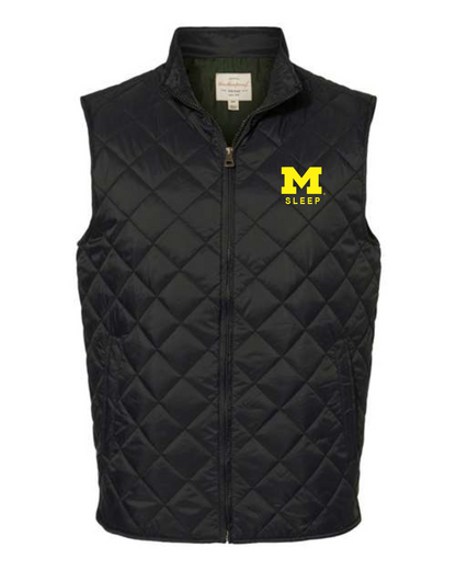 Michigan Sleep Embroidered Vest, Men's Fit