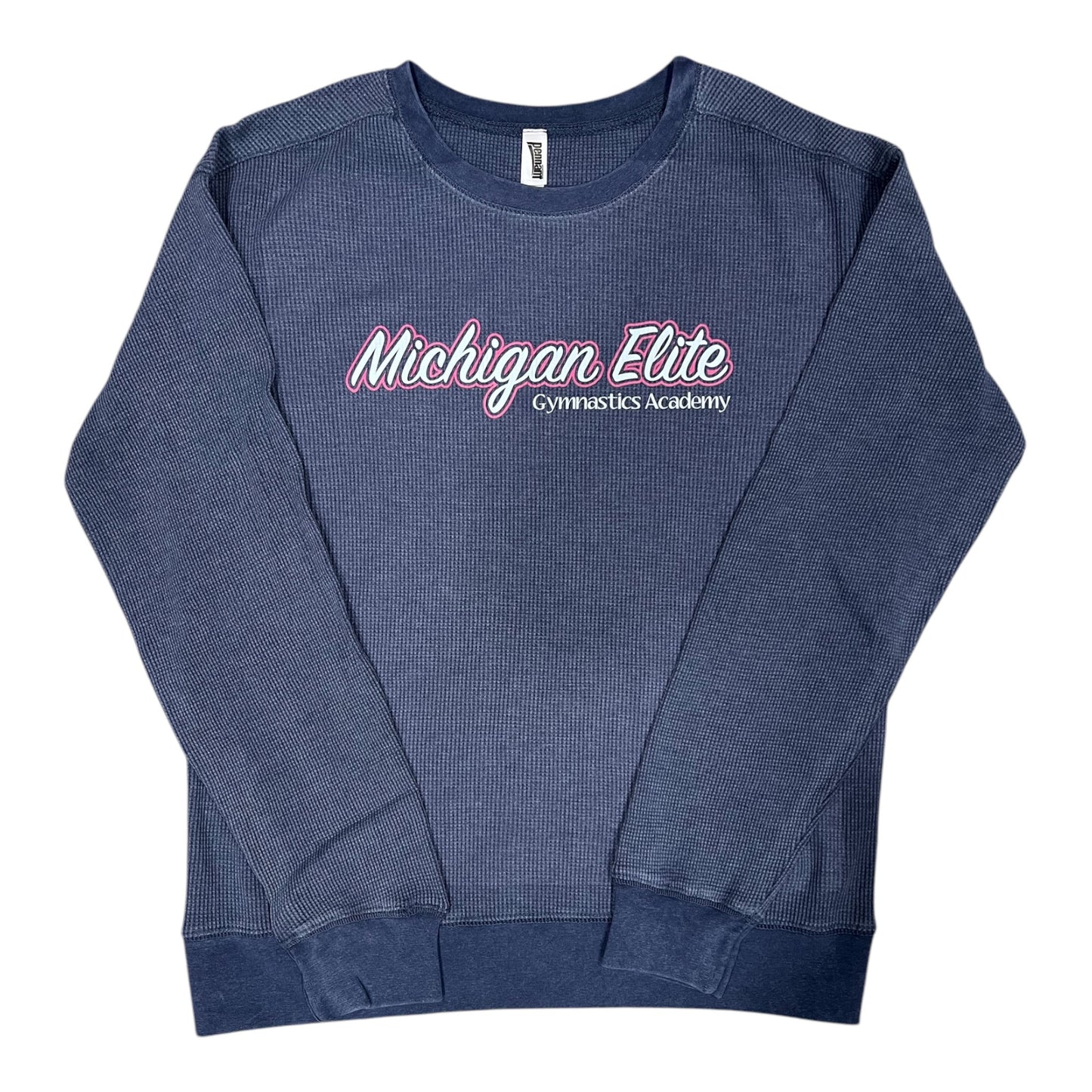 MEGA Ladies Waffle Crew Neck