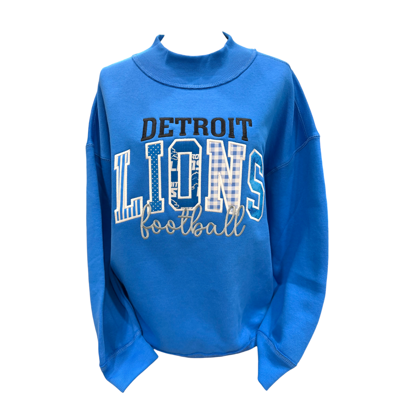 Detroit Lions Cozy Mockneck Sweatshirt