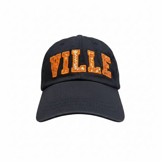 Northville Twill Sequin Ball Cap, Embroidered