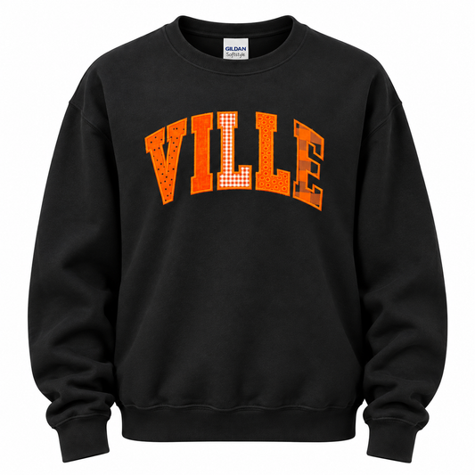 Northville "VILLE" custom applique sweatshirt
