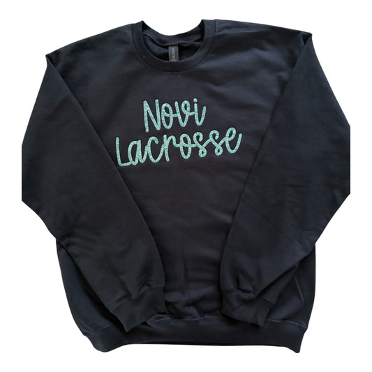 Novi Lacrosse Crewneck Sweatshirt - embroidered