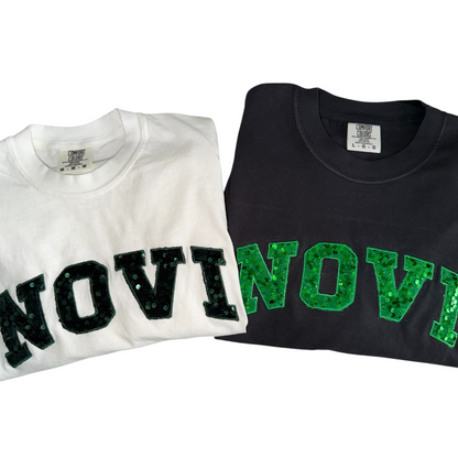 Novi Comfort Colors Sequin Sparkle T-shirt
