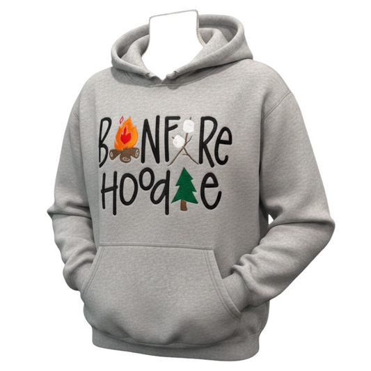 Bonfire Hoodie, Oversized Cozy Sweatshirt- Unisex Sizing