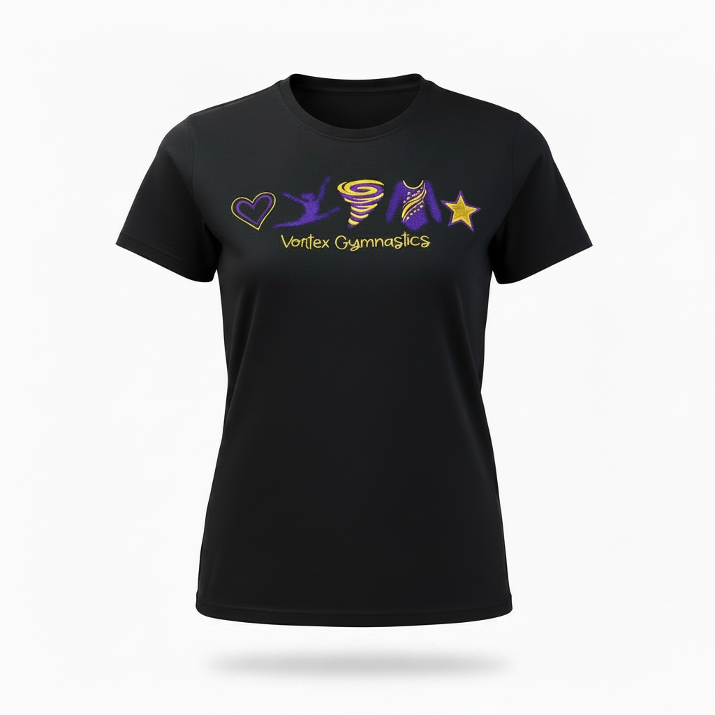 Vortex Icons Embroidered Shirt