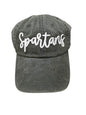 Spartans Twill Ball Cap Hat- 3D PUFF Embroidered