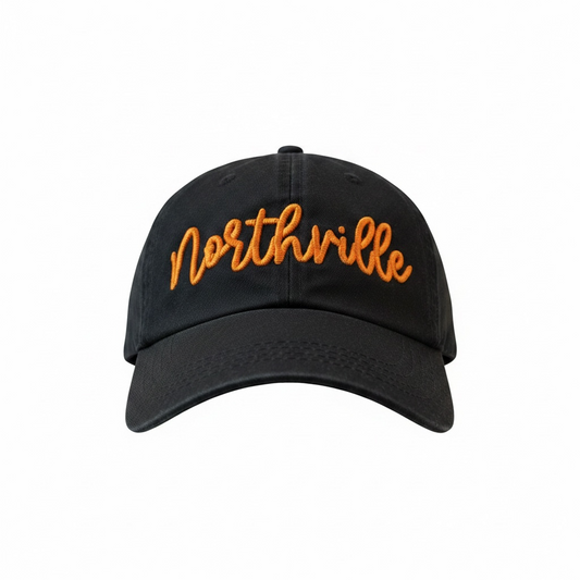 Northville Twill Ball Cap Hat- 3D PUFF Embroidered