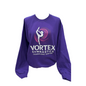 Vortex Gymnastics Purple Crewneck, size M, unisex (Sample sale)
