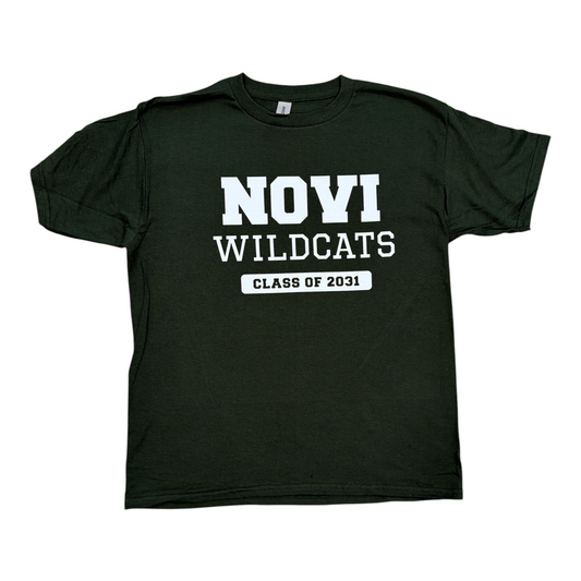 Novi Athletic Boosters Sprit Wear Sale, Class of 2031 T-Shirt