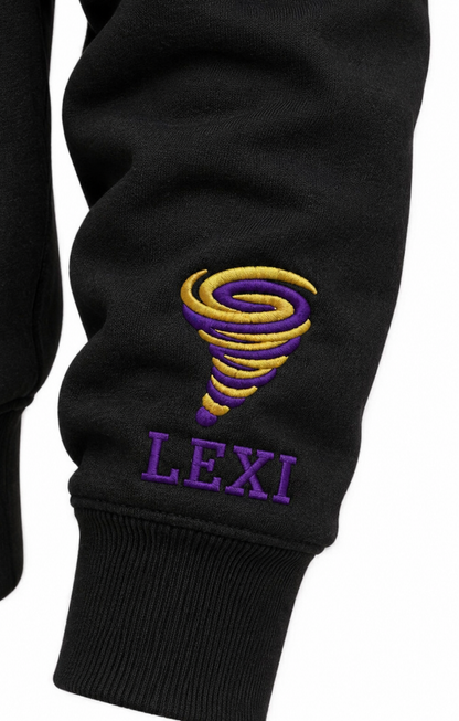 Vortex Gymnastics Cursive Sparkle Sweatshirt