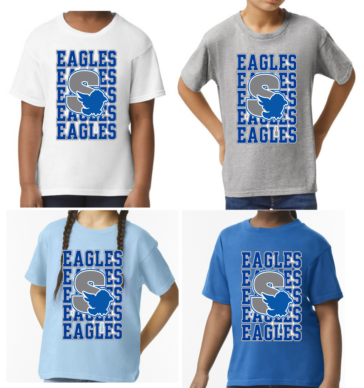 Silver Springs, Gildan Softstyle T-shirt, Youth and Adult Sizing, Logo 3, School Delivery
