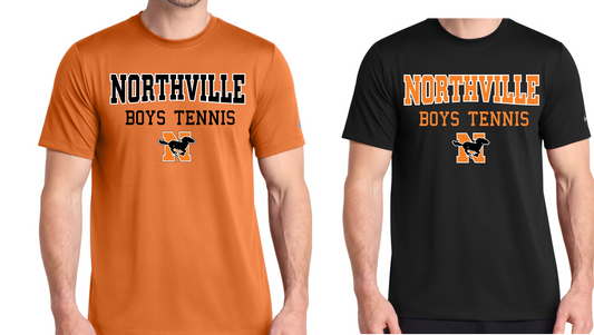 Northville Boys Tennis- Nike Drifit T-shirt - Logo #1 Option