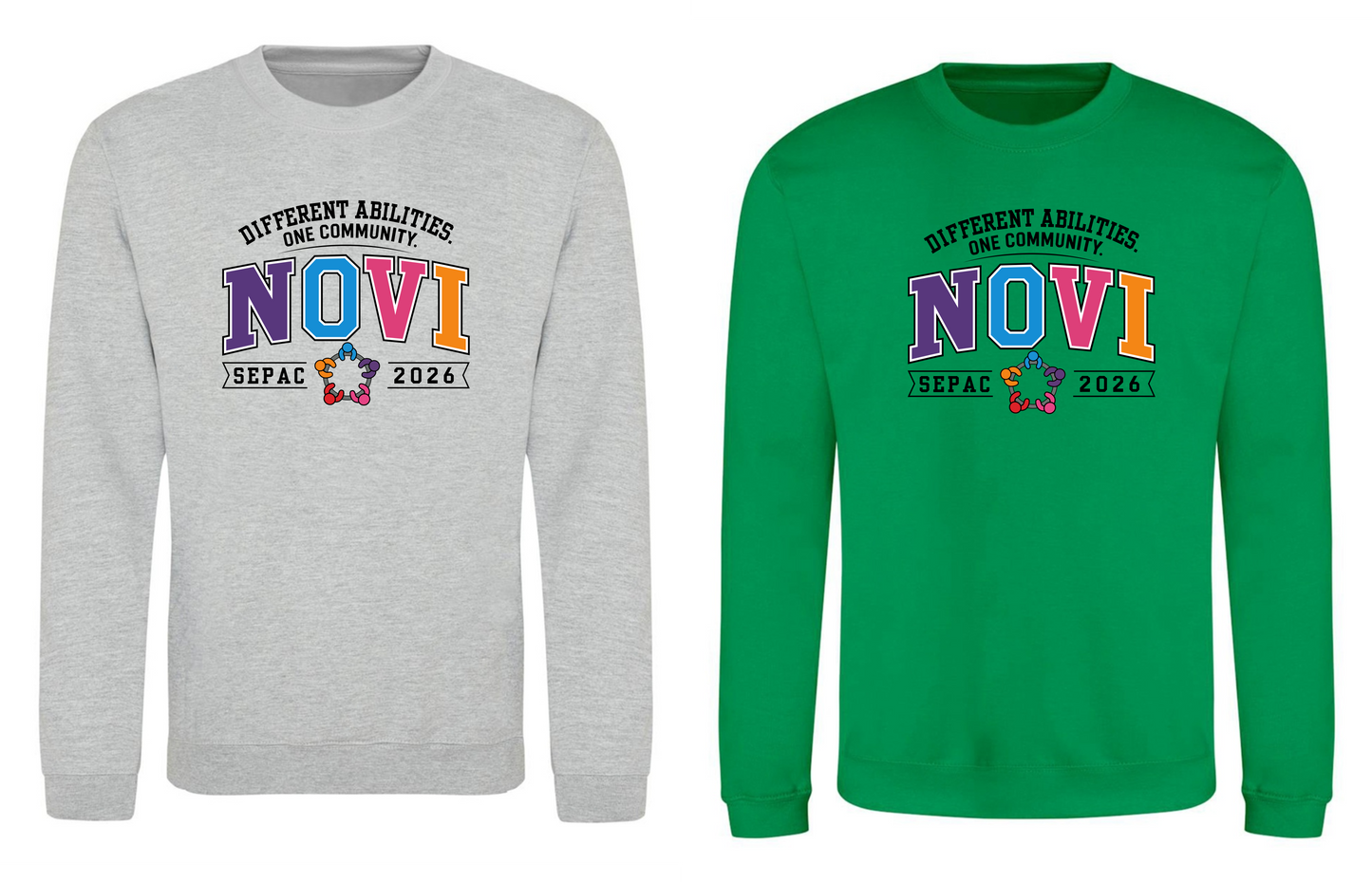 NOVI SEPAC- One Community Crewneck Sweatshirt, Adult
