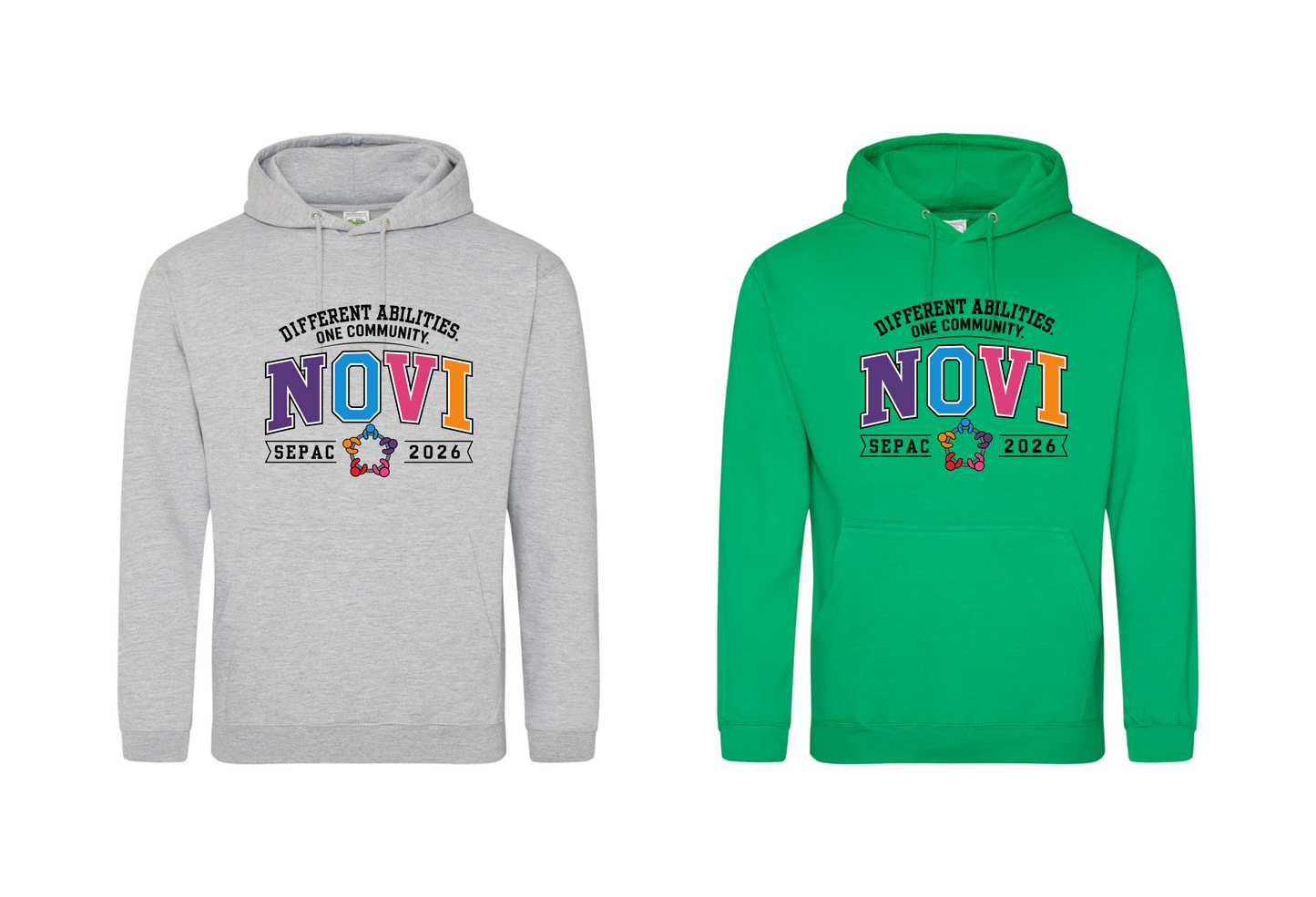NOVI SEPAC- One Community Hooded Sweatshirt, Adult