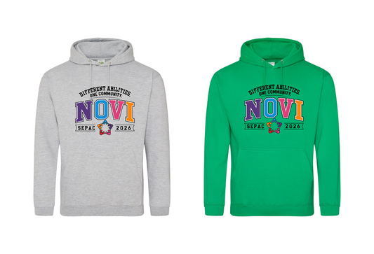 NOVI SEPAC- One Community Hooded Sweatshirt, Adult