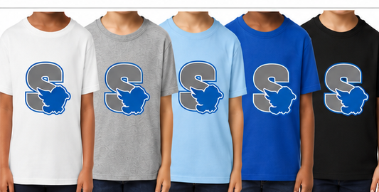Silver Springs, Gildan Softstyle T-shirt, Youth and Adult Sizing, Logo 1, School Delivery