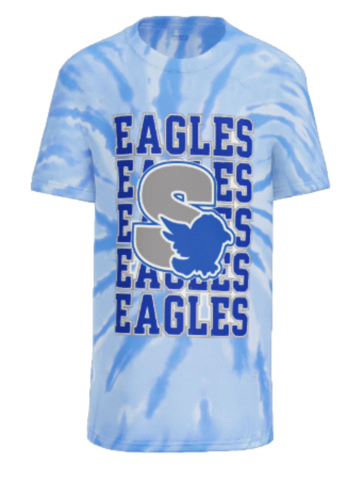Silver Springs, Port & Co. Youth Tie Dye T-Shirt, School Delivery