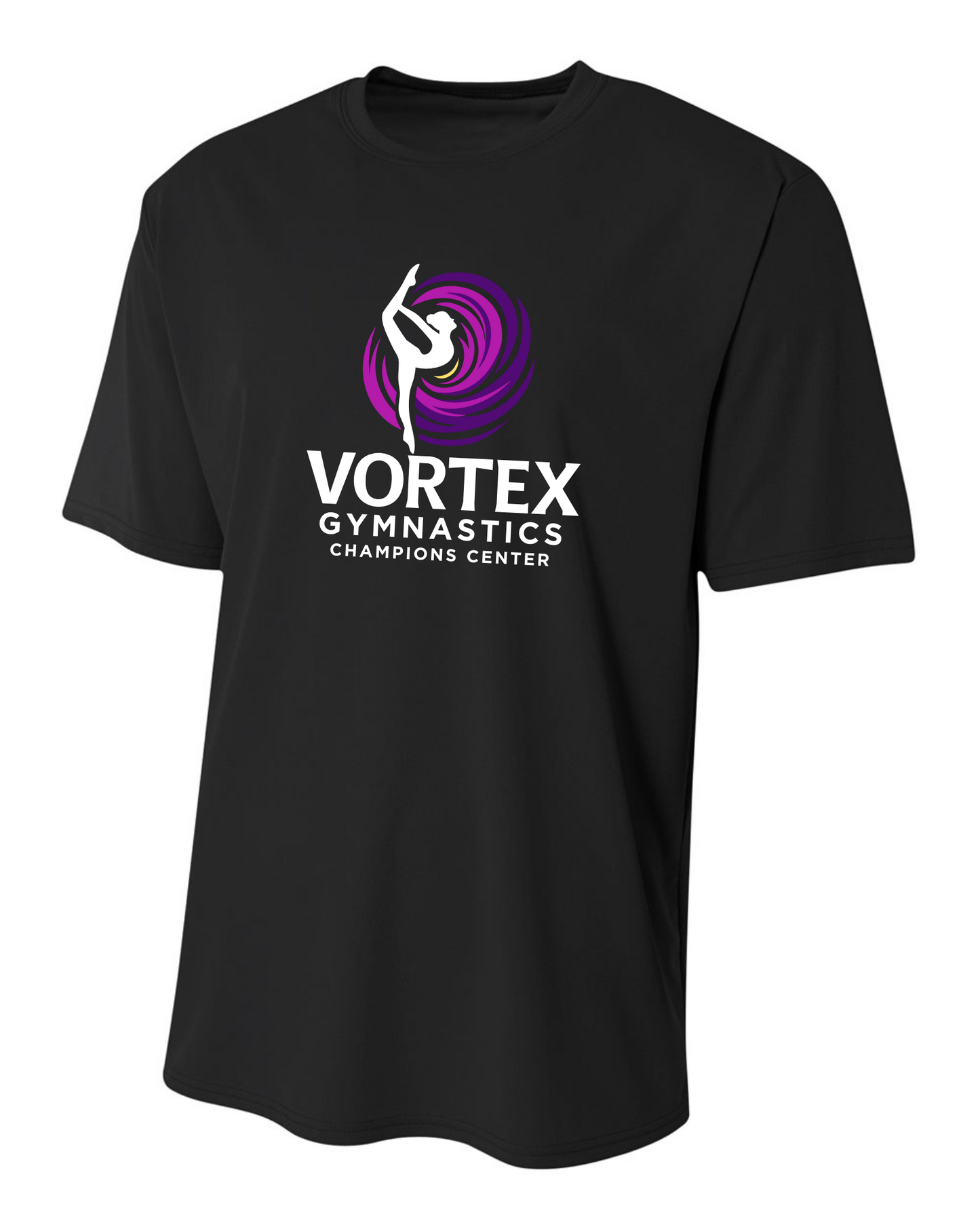 Vortex Gymnastics, Drifit T-shirt, Adult