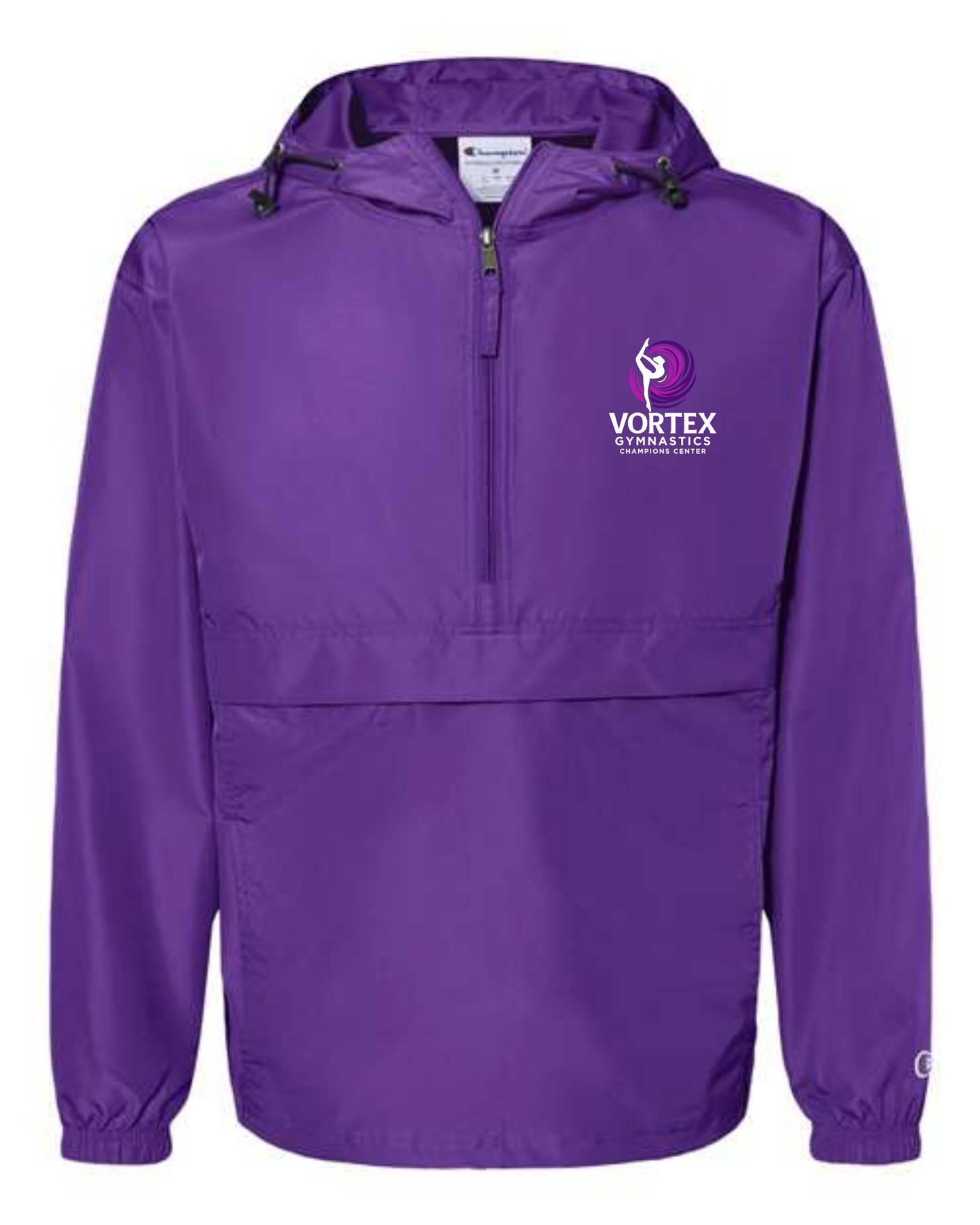 Vortex Packable Anorak Jacket, Champion, Purple, Adult