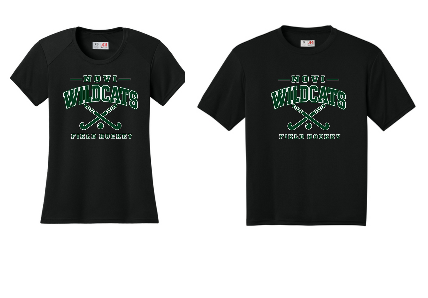 Novi Field Hockey-A4 Cooling performance drifit T-shirt, Logo 1
